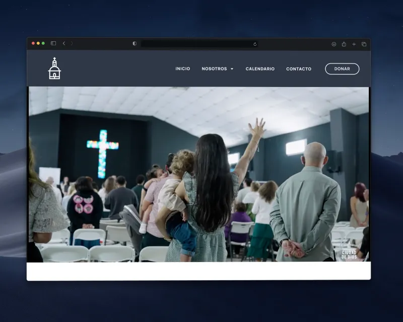 Captura de pantalla de Iglesia Bautista Ciudad de Dios